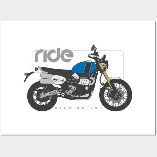 Ride 1200e blue Posters and Art